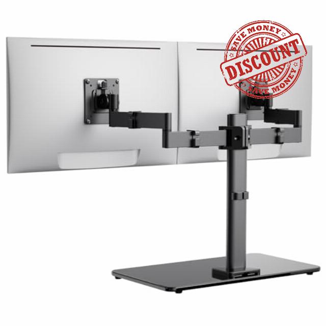 ErGear Freestanding Dual Monitor Stand for 17 to 32 Inch Screens