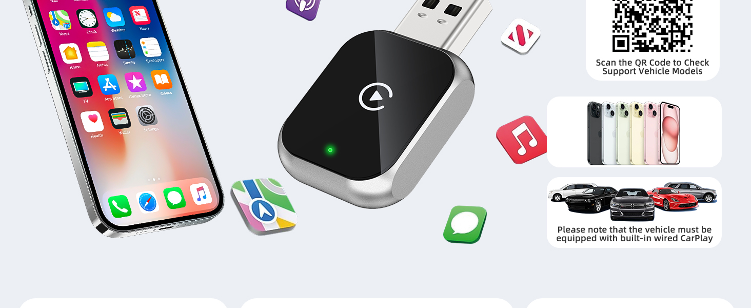 Wireless Carplay Adapter for iphone apple carplay