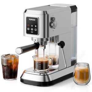 Compact Coffee Maker with Milk Frother & Cold Brew Function