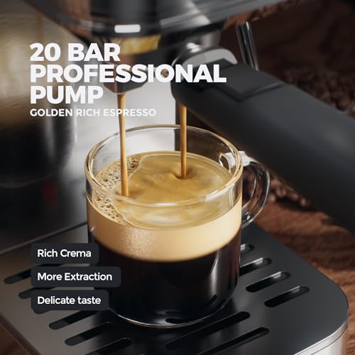 One Touch Control with 41oz Water Tank for Latte