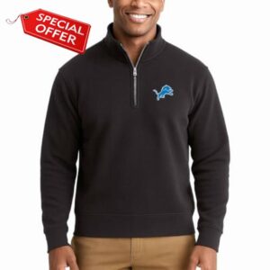 Team Fan Apparel NFL Adult Unisex Team Logo Quarter Zip Pullover Sweatshirt