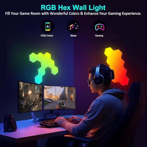 DIY Modular Hex Light for Gaming Room