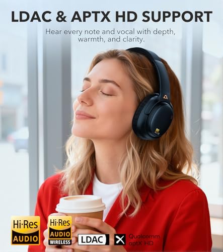 Hi-Res Audio LDAC/aptX Low Latency for Airplane Travel Overhead Comfort