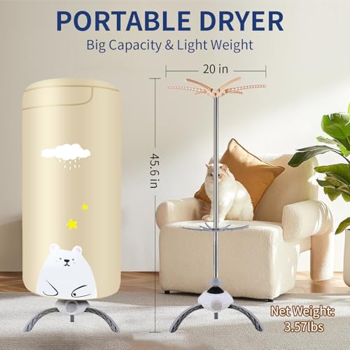 900W Upgraded Portable Dryer for Clothes & Shoes