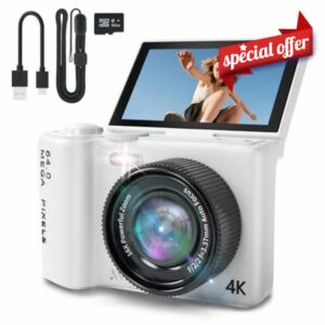 16X Zoom 4K Digital Camera for Photography and Video