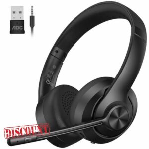 AOC Wireless Headset with Mic for Work