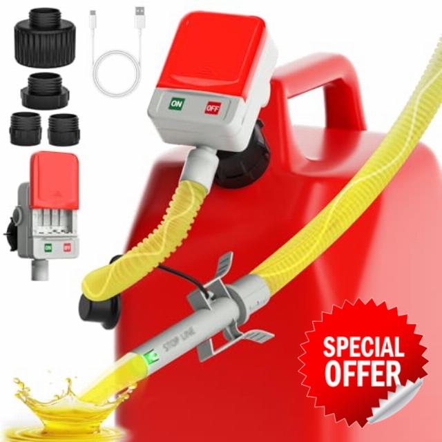 Bonviee Fuel Transfer Pump with Auto-Stop