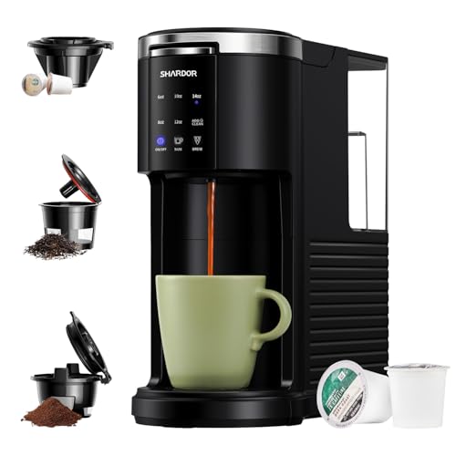 K Cup Coffee Maker Compatible with Ground Coffee & Teas