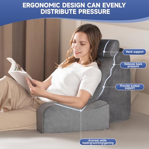 Bed Rest Pillows for Watching TV/Reading/Gaming/Resting in Beds