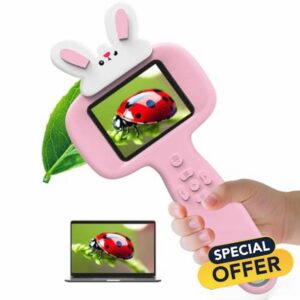 1000X Microscope for Kids with 16 Slides
