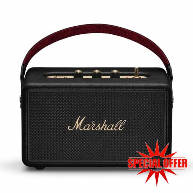 Marshall Kilburn III Portable Bluetooth Speaker - Black & Brass