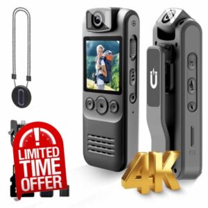 4K 128GB Body Camera