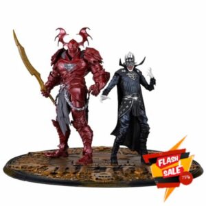 McFarlane Toys- DC Multiverse Batman Who Laughs (Knight Armor) & The Merciless (Dark Multiverse) 7in Figure and Mega Figure McFarlane Collector Edition 2pk #4
