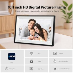 10.1 Inch Picture Frame with 1280*800 HD IPS Touch Screen
