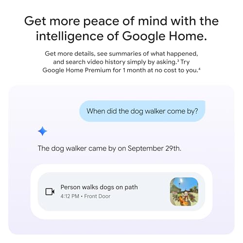 2-Way Audio - Works with Google Home - 2025 Model - Line