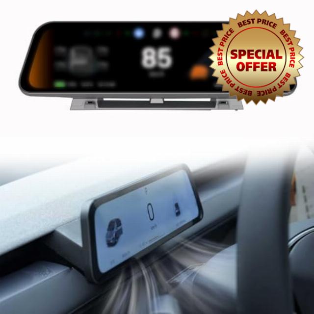 Tesla 9.66" Heads Up Display [3 Gen] for Tesla Model 3/Y/Juniper/Highland 2017-2026 with Airvent