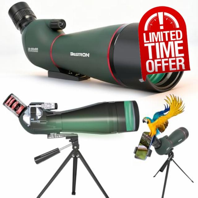 20-60x80 Spotting Scope