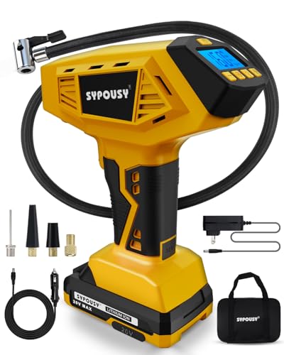 160PSI Cordless Air Pump with 20V Rechargeable Battery