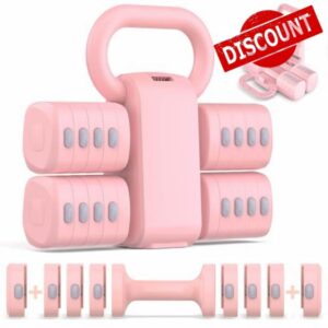 2-in-1 Adjustable Dumbbell Set