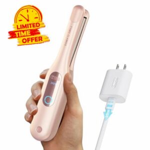 TYMO Cordless Mini Flat Iron for Short Hair