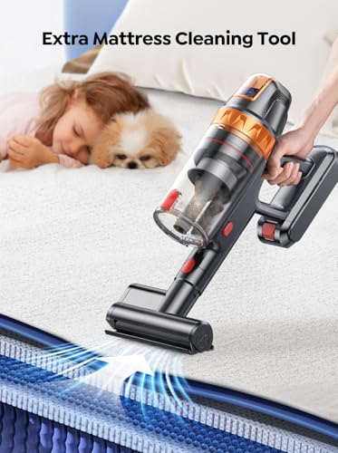 50KPA Stick Vacuum Cleaners for Home 65 Mins Runtime