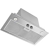 Broan-NuTone BBN1243SS Custom Built Insert with 2-Speed Exhaust Fan and Light, 300 Max Blower CFM...