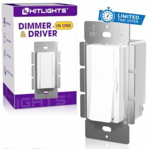 HitLights LED Driver and Dimmer Switch in One 100W