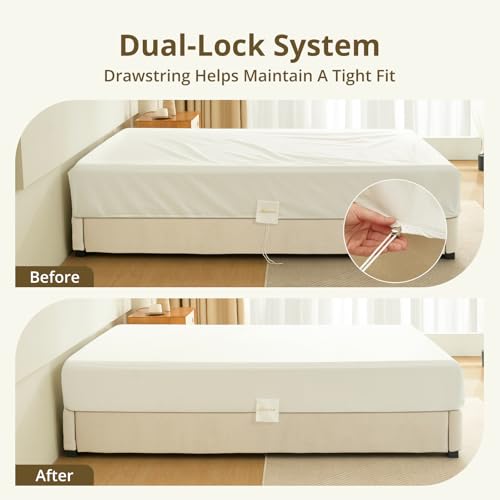 Deep Pocket Fits 8" to 17" Mattress