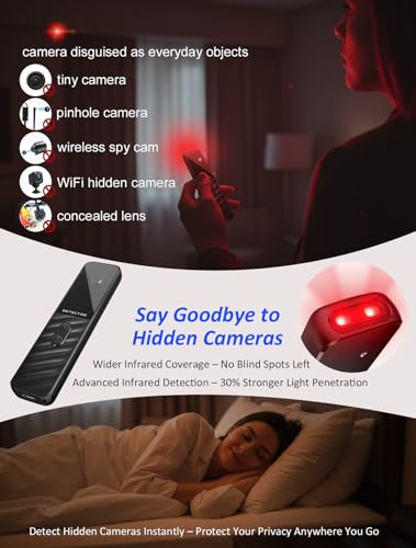 Anti Spy Bug Camera Finder & GPS Tracker Detector
