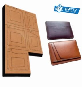  YJIUYUANQ Leather Metal Cutting Die DIY Stamping Punching Cutter Alloy Steel for Handmade DIY Leather Craft Card Holder 100x80mm