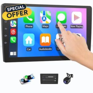 Wireless Double Din Car Stereo with Bluetooth