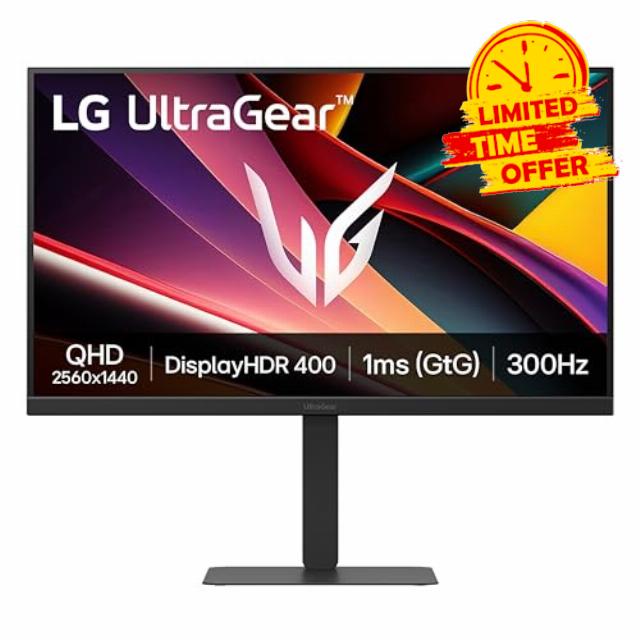 LG 27G640A-B 27-inch Ultragear QHD (2560 x 1440) IPS Gaming Monitor