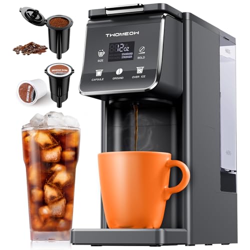 Single Serve Hot & Iced Coffee Maker for K-Cup and Grounds