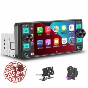Single Din Radio Car Stereo with Apple CarPlay