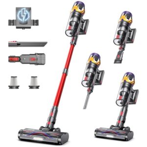 Upgraded 55KPA 650W 70Mins Stick Vacuum with Hurricane Mode