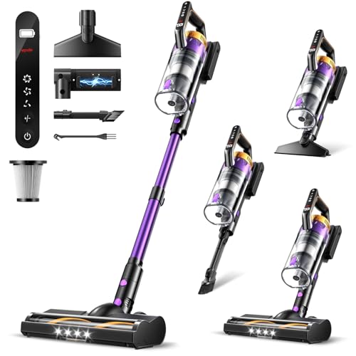 580W/48Kpa Vacuum Cleaners with 65 Min Runtime