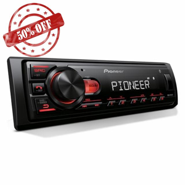 Pioneer MVH-S110BT 1-Din Digital Media Receiver Car Stereo – Bluetooth