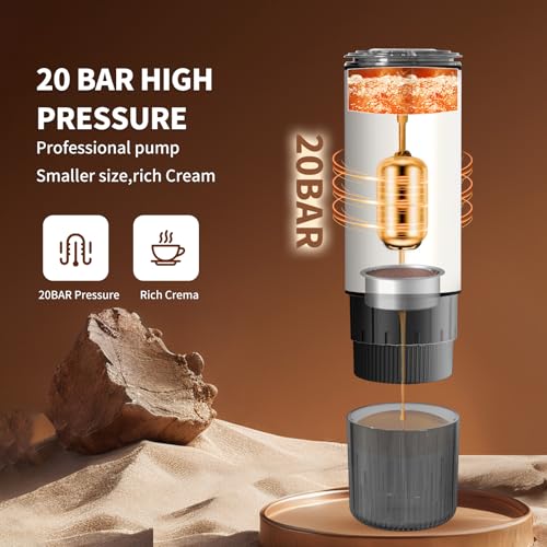 Stainless Steel Travel Coffee Machine for Camping