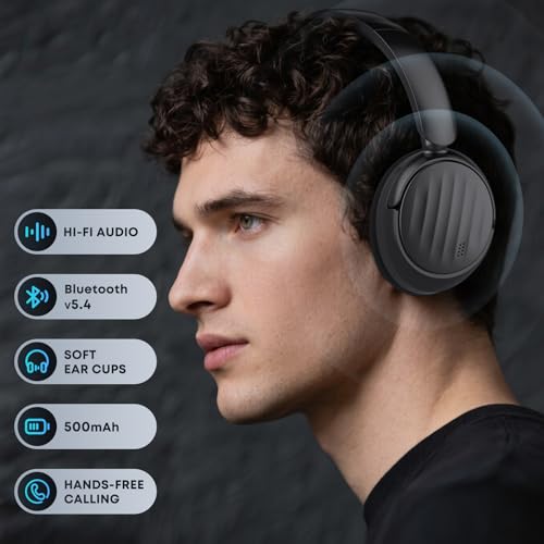 Wireless Over Ear Bluetooth Headsets with 35H Playtime