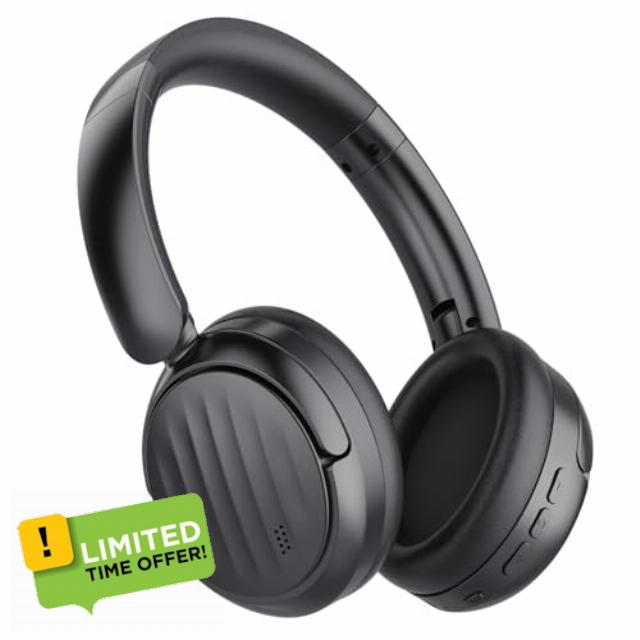 Bluetooth Headphones with Active Noise Cancelling (ANC)