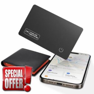 Air-Tag Wallet Tracker Card (iOS Only) - 0.07in Slim Tracking Card