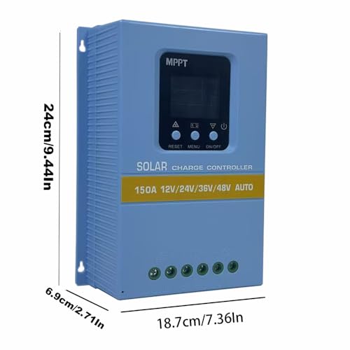 Max Input 150V LCD Display Regulator Intelligent Regulator Charge Controlle
