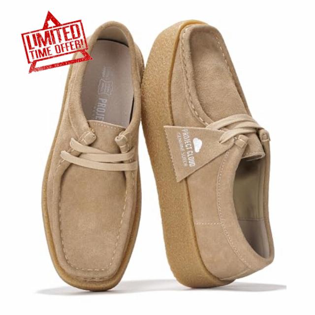 Project Cloud 100% Genuine Leather Womens Shoes - Non-Slip Platform Loafers for Women with Memory Foam Insole - Stylish Oxford Fall Shoes for Women 2025 (WALLYCHUNKY)