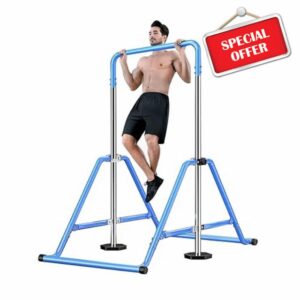 Gymnastics Bar Height Adjustable Horizontal Bars Folding Junior Training Bar Expandable Monkey Bar Home Gymnastic Equipment for Home 660lbs