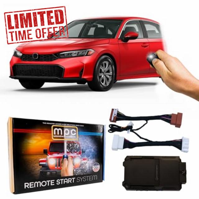 MPC Remote Start Kit Compatible with Honda Civic 2022-2025 || Plug and Play || Push Lock 3X to Start || No Wire Splicing || USA Tech Suppo