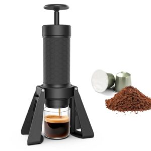 15 Bar Portable Coffee Maker for Ground Coffee and NS Capsules
