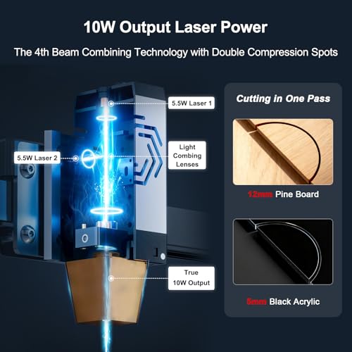 10000mW High Accuracy Laser Engraver