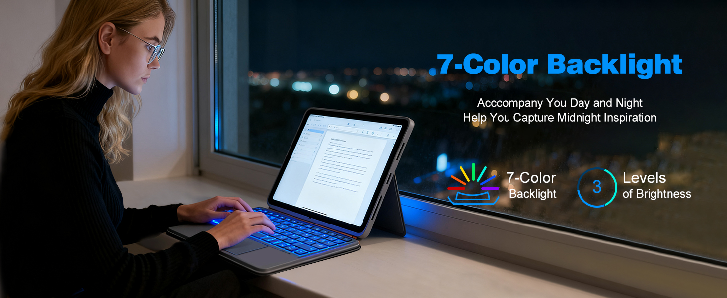 comfortable and silent typing keyboard