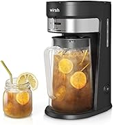 wirsh Espresso Machine, 20 Bar Semi-Automatic Espresso Maker with Pressure Gauge, Steam Wand, Sta...