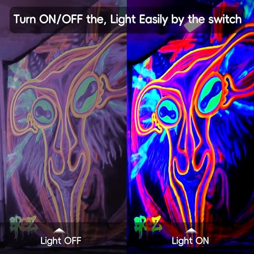 IP66 Waterproof Blacklight for Glow Party